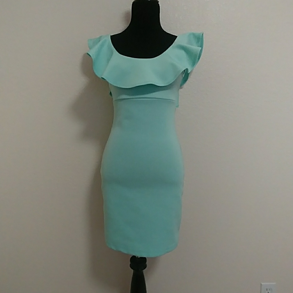 Bday Centural Scuba Knit Bodycon Dress